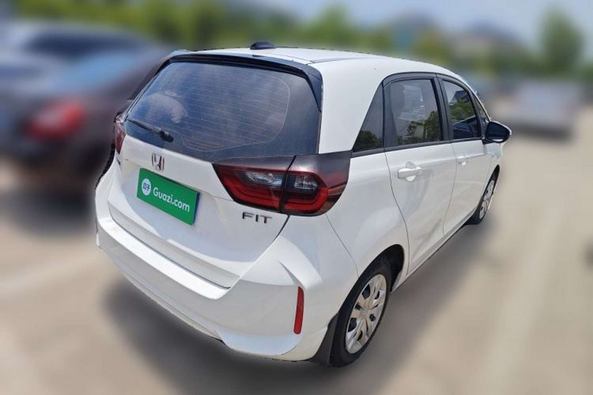 Used Honda Fit 2021 1.5L CVT Trend Edition Rear Right 45 Deg