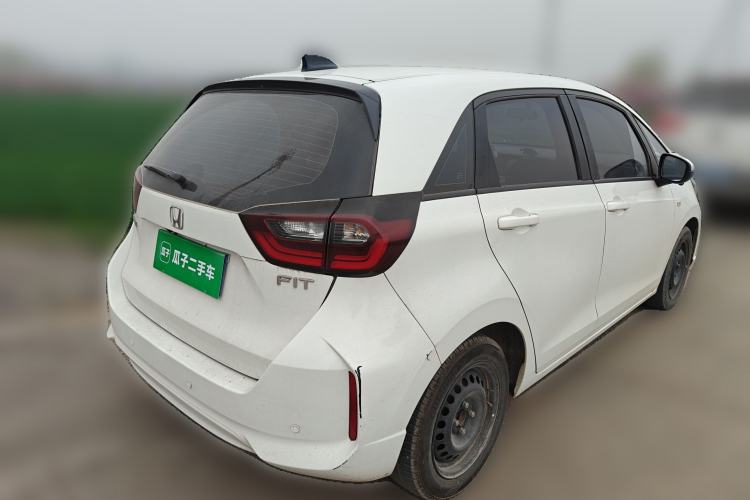 Used Honda Fit 2021 1.5L CVT Trend Edition Rear Right 45 Deg
