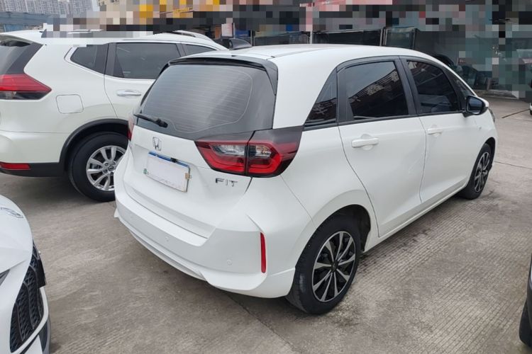 Used Honda Fit 2021 1.5L CVT Trendy Sports Edition Rear Right 45 Deg