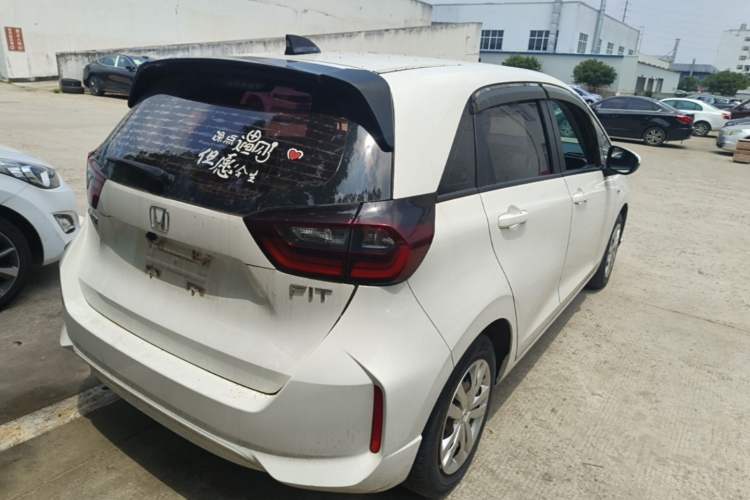 Used Honda Fit 2021 1.5L CVT Trend Edition Rear Right 45 Deg