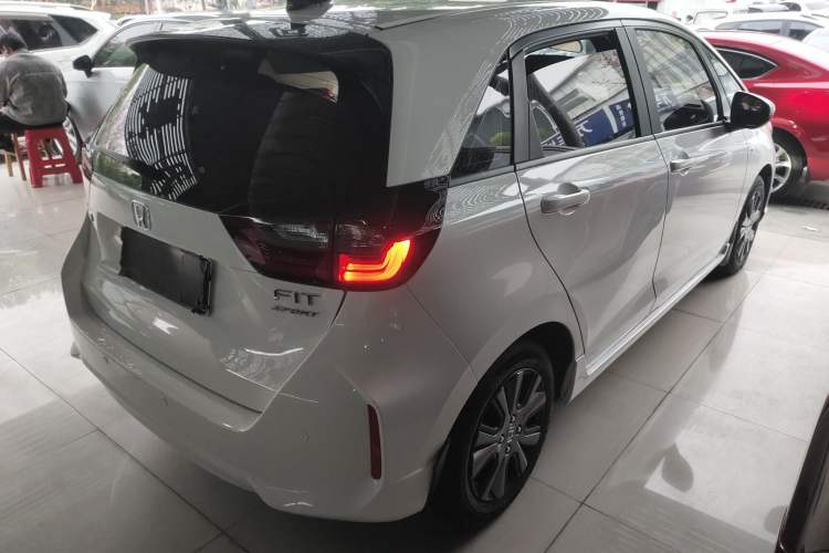 Used Honda Fit 2021 1.5L CVT Trendy Sports Edition Rear Right 45 Deg