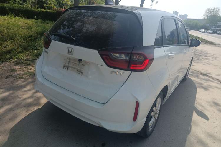Used Honda Fit 2021 1.5L CVT Trend Edition Rear Right 45 Deg
