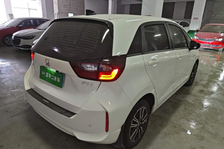 Used Honda Fit 2021 1.5L CVT Trendy Edition Rear Right 45 Deg