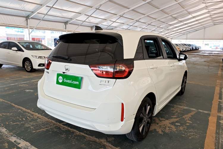Used Honda Fit 2021 1.5L CVT Trendy Sports Edition Rear Right 45 Deg