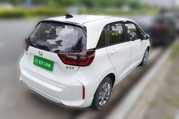 Used Honda Fit 2021 1.5L CVT Trend Edition Rear Right 45 Deg