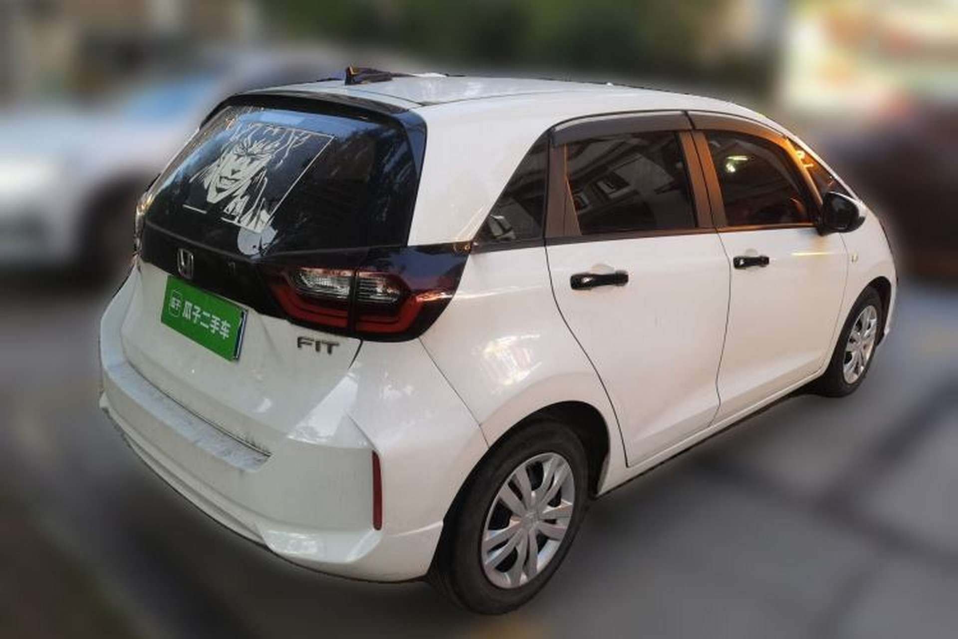 Used Honda Fit 2021 1.5L CVT Trendy Edition Rear Right 45 Deg