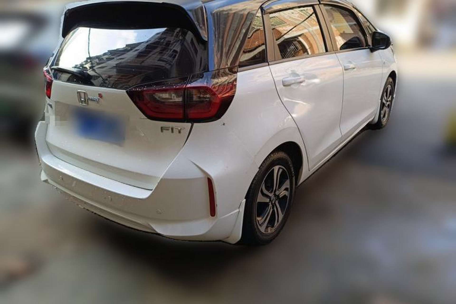 Used Honda Fit 2021 1.5L CVT Trend Edition Rear Right 45 Deg