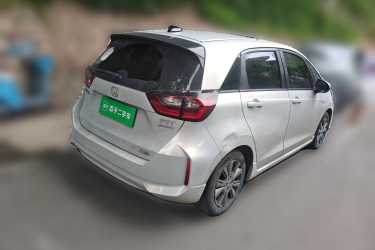 Used Honda Fit 2021 1.5L CVT Trendy Sports Edition Rear Right 45 Deg