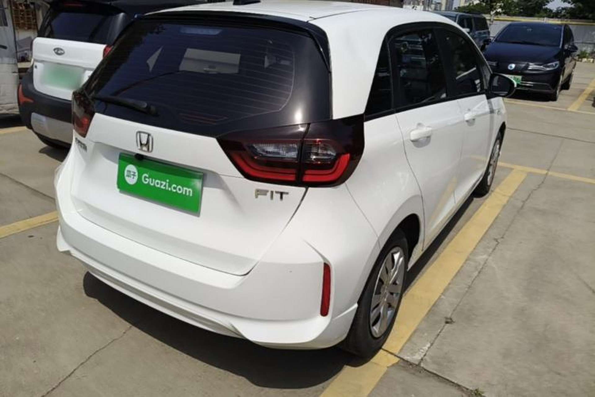 Used Honda Fit 2021 1.5L CVT Trend Edition Rear Right 45 Deg
