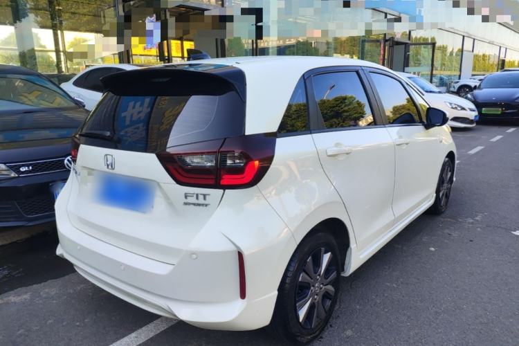 Used Honda Fit 2021 1.5L CVT Trendy Sports Edition Rear Right 45 Deg