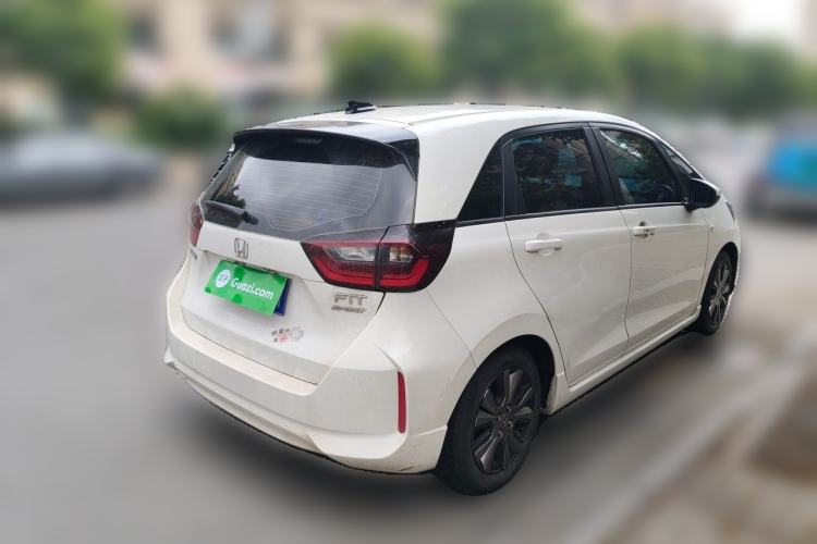 Used Honda Fit 2021 1.5L CVT Trendy Sports Edition Rear Right 45 Deg