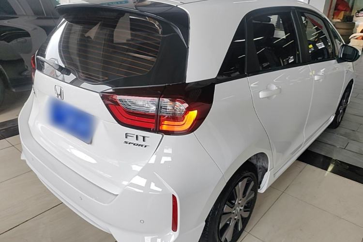 Used Honda Fit 2021 1.5L CVT Trendy Sports Edition Rear Right 45 Deg