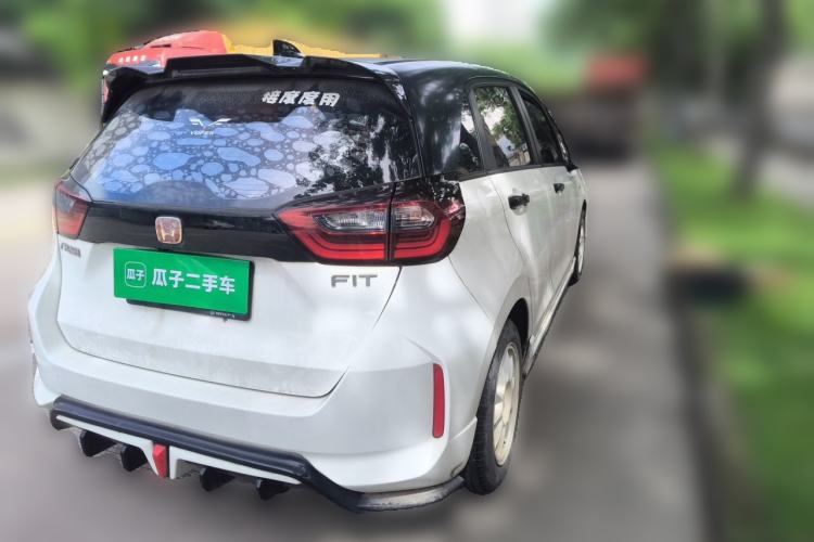 Used Honda Fit 2021 1.5L CVT Trendy Edition Rear Right 45 Deg