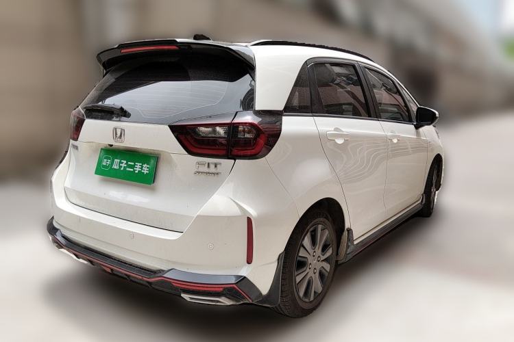 Used Honda Fit 2021 1.5L CVT Trendy Sports Edition Rear Right 45 Deg