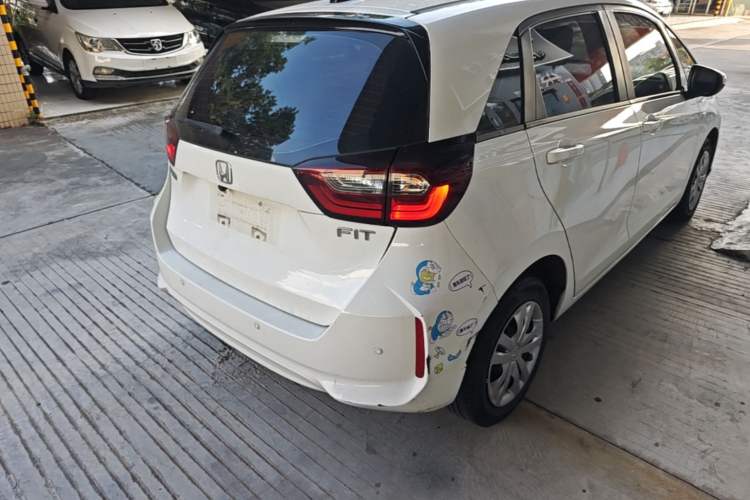 Used Honda Fit 2021 1.5L CVT Trendy Edition Rear Right 45 Deg