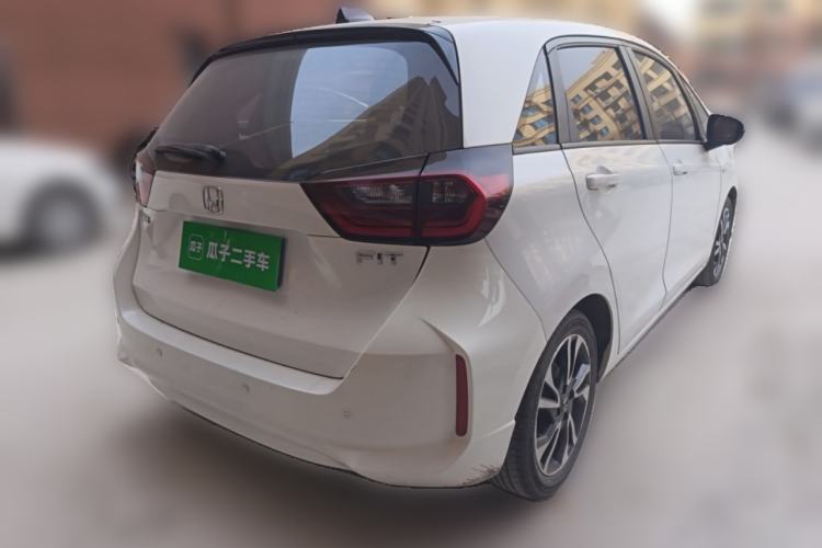 Used Honda Fit 2021 1.5L CVT Trend Edition Rear Right 45 Deg