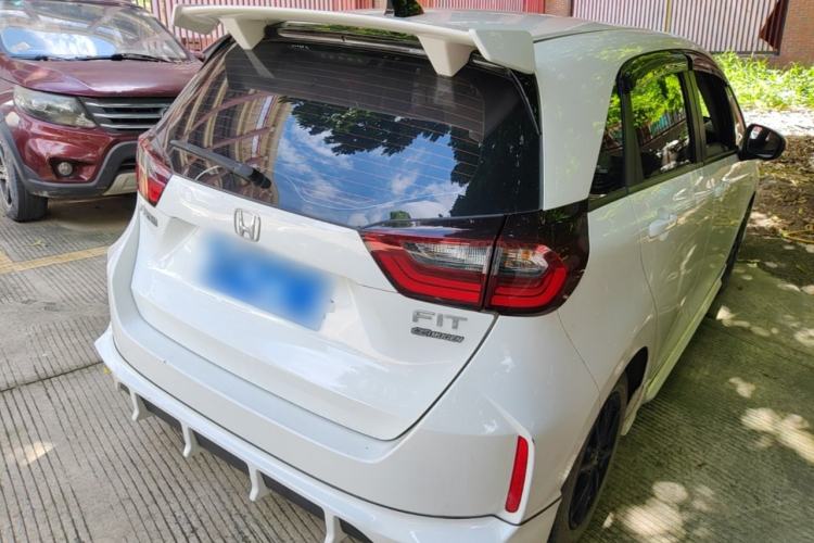 Used Honda Fit 2021 1.5L CVT Trend Edition Rear Right 45 Deg