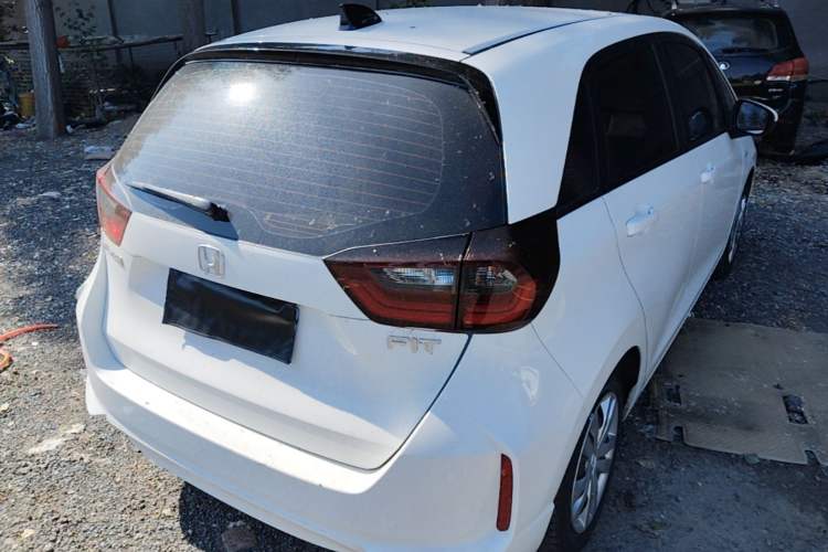 Used Honda Fit 2021 1.5L CVT Trendy Sports Edition Rear Right 45 Deg