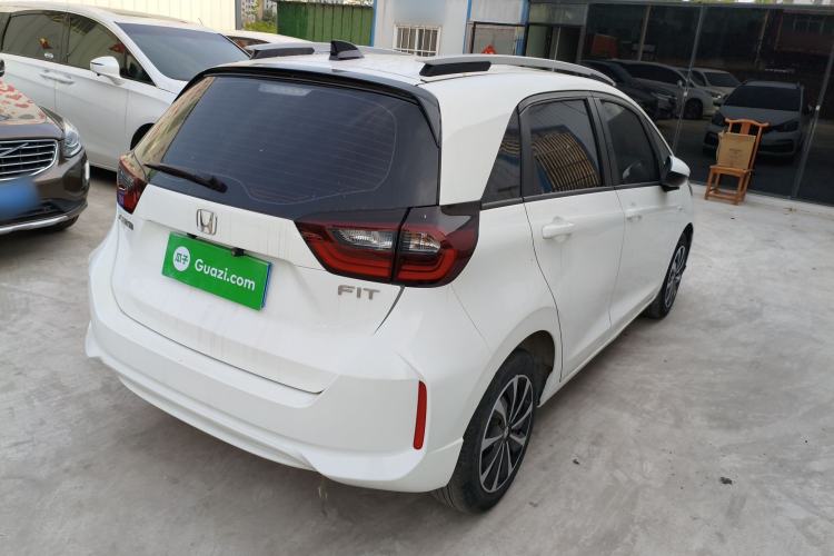 Used Honda Fit 2021 1.5L CVT Trend Edition Rear Right 45 Deg