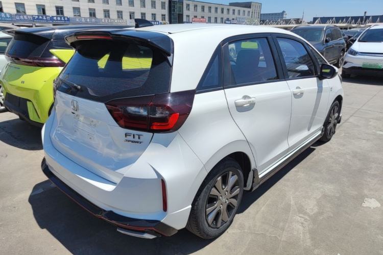 Used Honda Fit 2021 1.5L CVT Trend Edition Rear Right 45 Deg