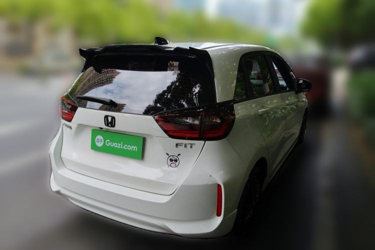Used Honda Fit 2021 1.5L CVT Trend Edition Rear Right 45 Deg