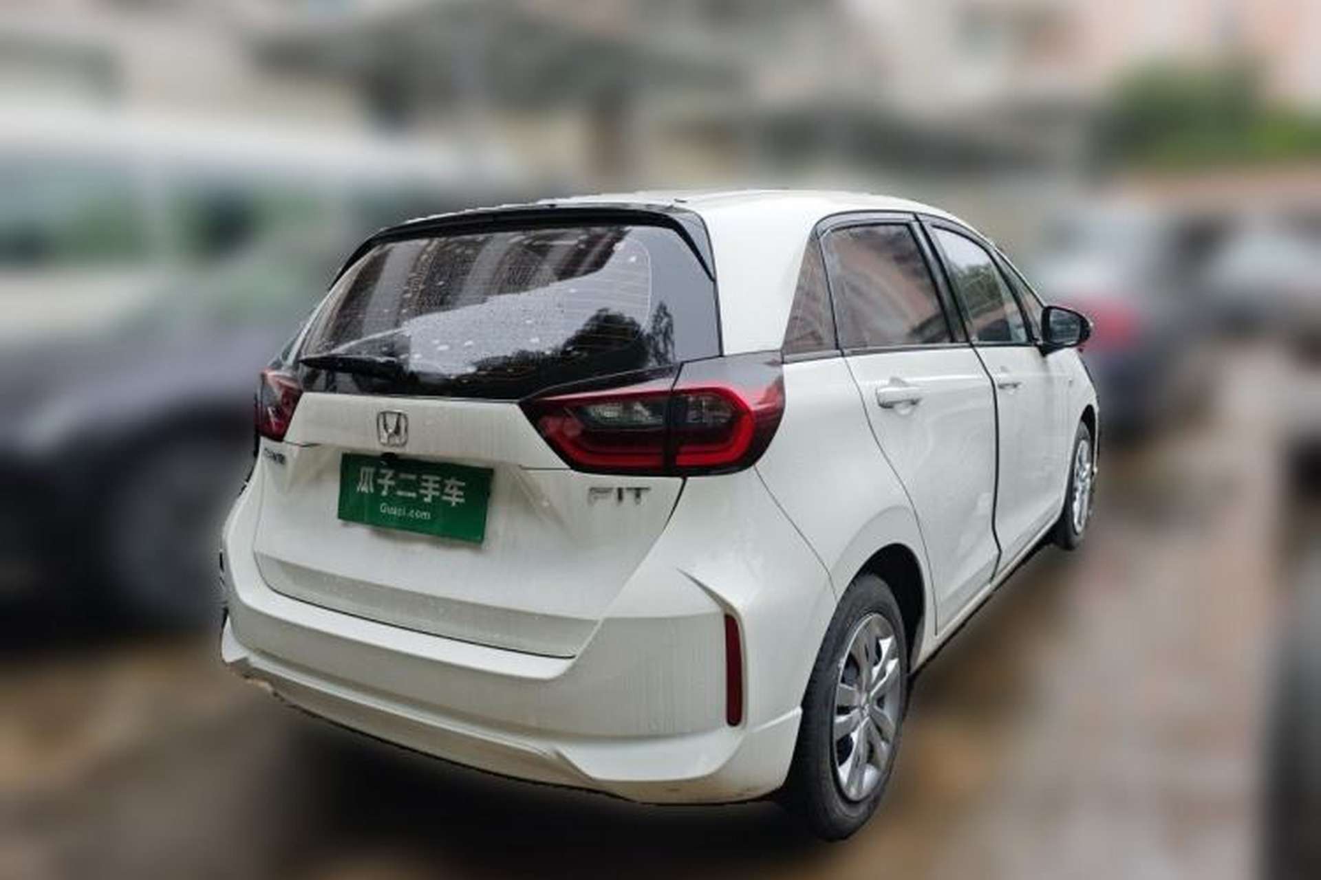 Used Honda Fit 2021 1.5L CVT Trend Edition Rear Right 45 Deg