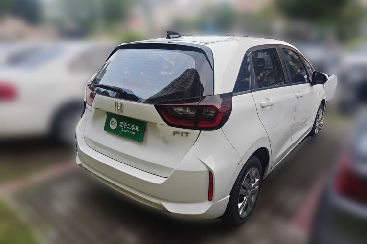 Used Honda Fit 2021 1.5L CVT Trend Edition Rear Right 45 Deg