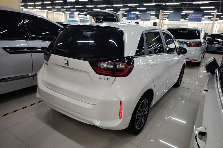 Used Honda Fit 2021 1.5L CVT Trend Edition Rear Right 45 Deg