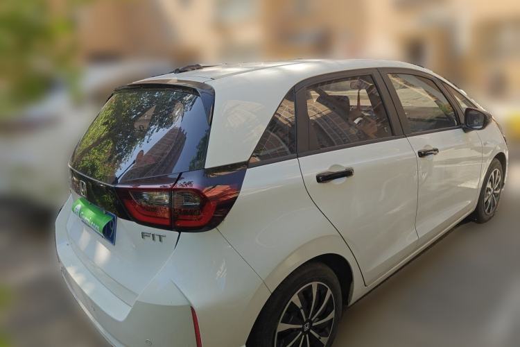 Used Honda Fit 2021 1.5L CVT Trendy Edition Rear Right 45 Deg