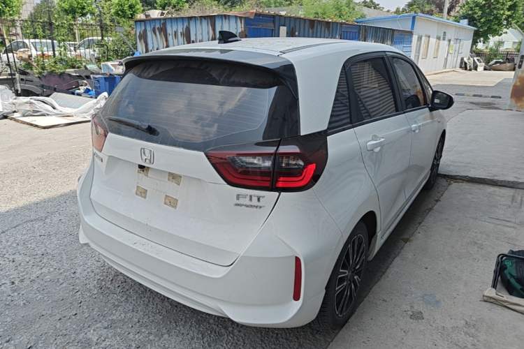 Used Honda Fit 2021 1.5L CVT Trendy Edition Rear Right 45 Deg
