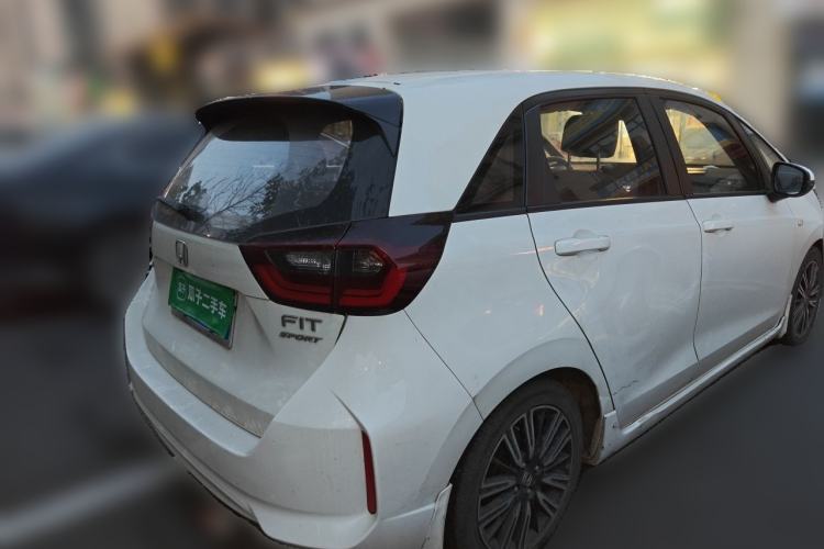 Used Honda Fit 2021 1.5L CVT Trendy Sports Edition Rear Right 45 Deg