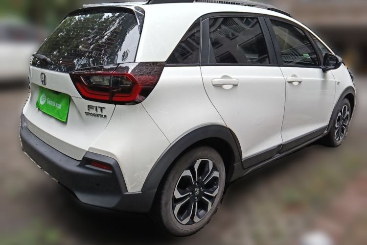 Used Honda Fit 2021 1.5L CVT Trendy Version Rear Right 45 Deg