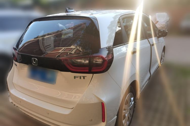Used Honda Fit 2021 1.5L CVT Trendy Edition Rear Right 45 Deg