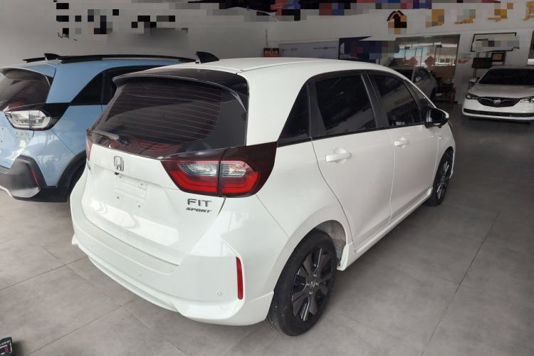 Used Honda Fit 2021 1.5L CVT Trendy Sports Edition Rear Right 45 Deg