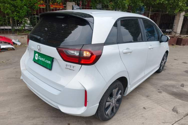 Used Honda Fit 2021 1.5L CVT Trendy Sports Edition Rear Right 45 Deg