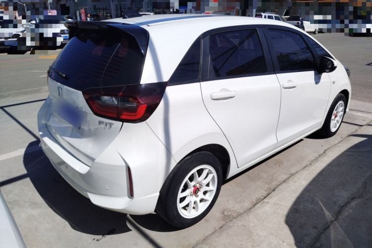 Used Honda Fit 2021 1.5L CVT Trend Edition Rear Right 45 Deg