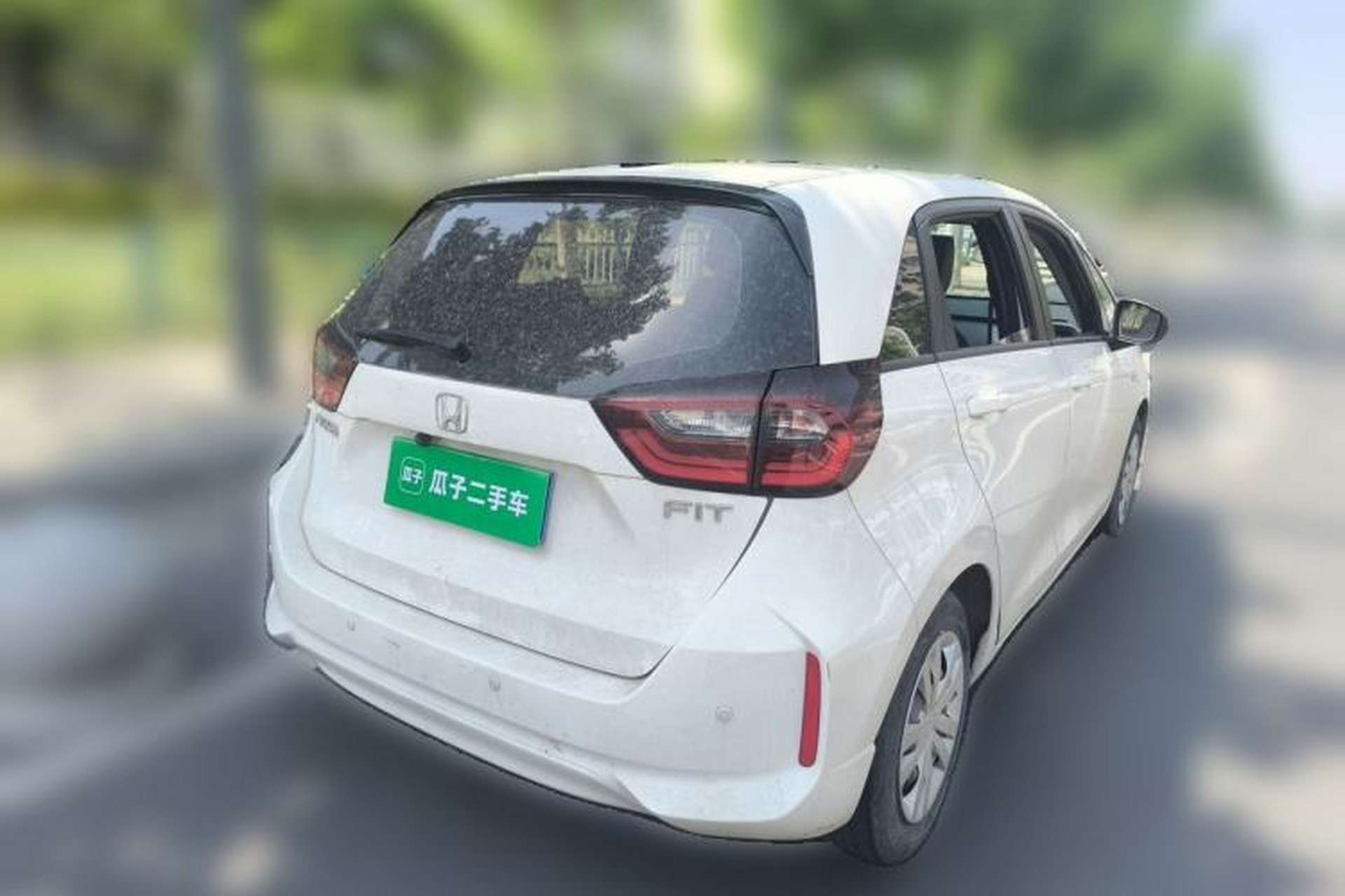 Used Honda Fit 2021 1.5L CVT Trend Edition Rear Right 45 Deg