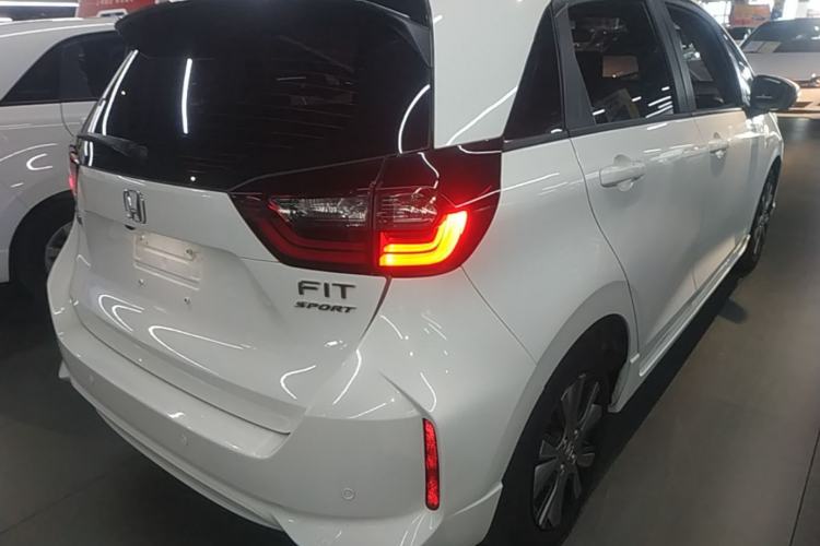 Used Honda Fit 2021 1.5L CVT Trendy Sports Edition Rear Right 45 Deg