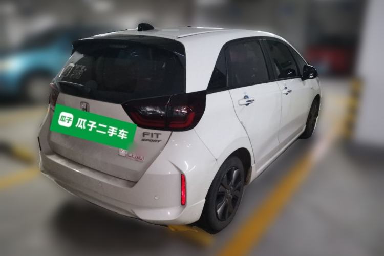 Used Honda Fit 2021 1.5L CVT Trendy Sports Edition Rear Right 45 Deg