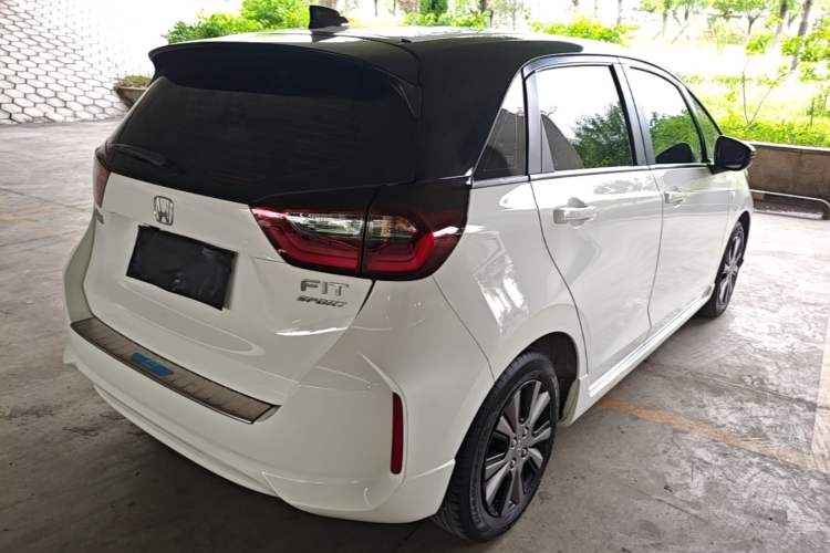 Used Honda Fit 2021 1.5L CVT Trendy Sports Edition Rear Right 45 Deg