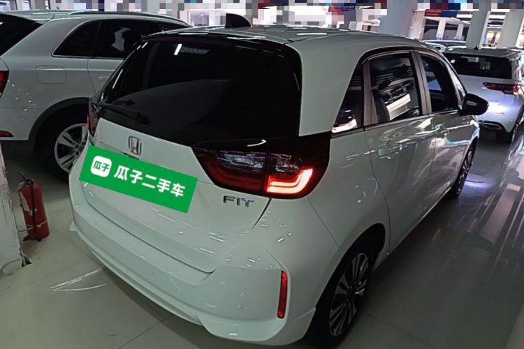 Used Honda Fit 2021 1.5L CVT Trend Edition Rear Right 45 Deg