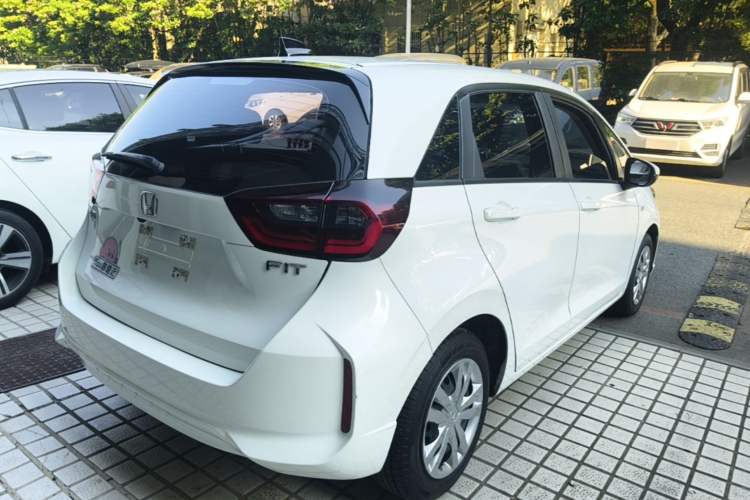Used Honda Fit 2021 1.5L CVT Trend Edition Rear Right 45 Deg