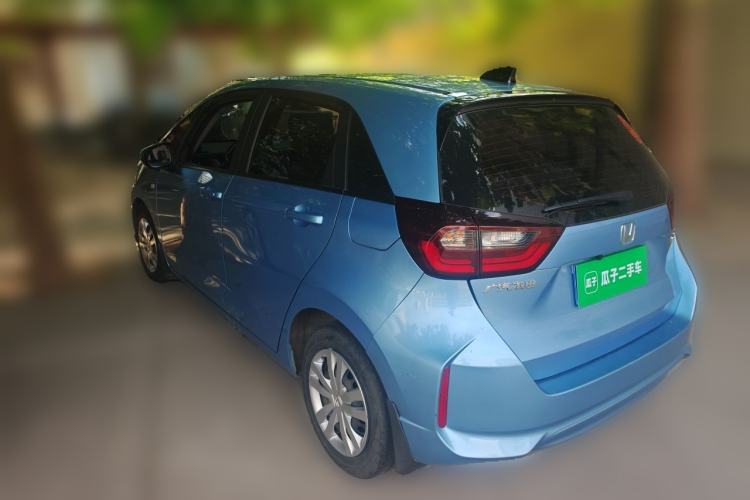 Used Honda Fit 2022 1.5L CVT Trendy Sunroof Edition Rear Left 45 Deg