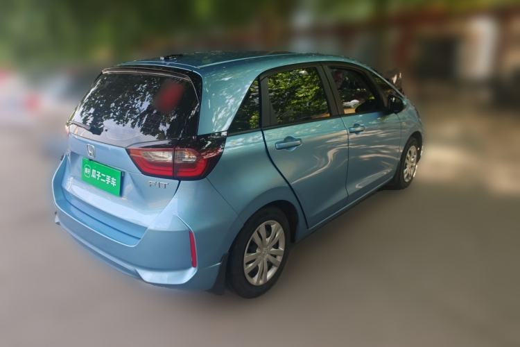 Used Honda Fit 2022 1.5L CVT Trendy Sunroof Edition Rear Right 45 Deg