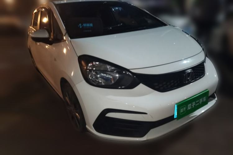 Used Honda Fit 2022 1.5L CVT Trendy Sunroof Edition Front Right 45 Deg