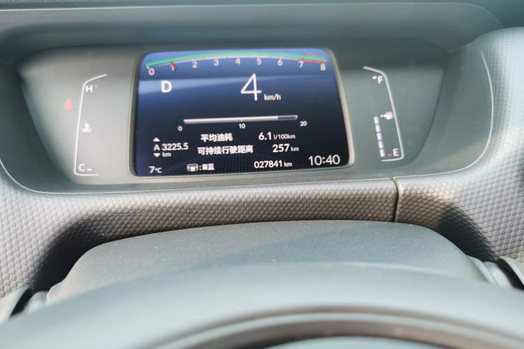 Used Honda Fit 2022 1.5L CVT Trendy Sunroof Edition Odometer Close Up