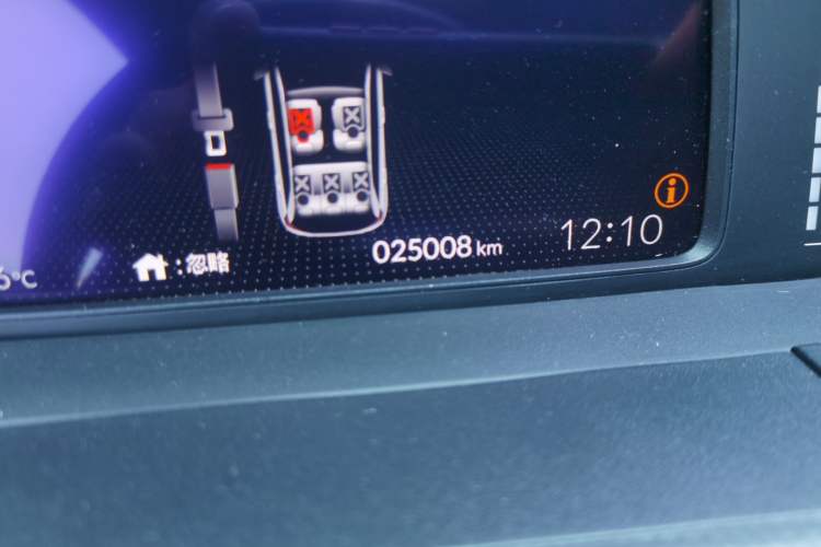Used Honda Fit 2022 1.5L CVT Trendy Sunroof Edition Odometer Close Up