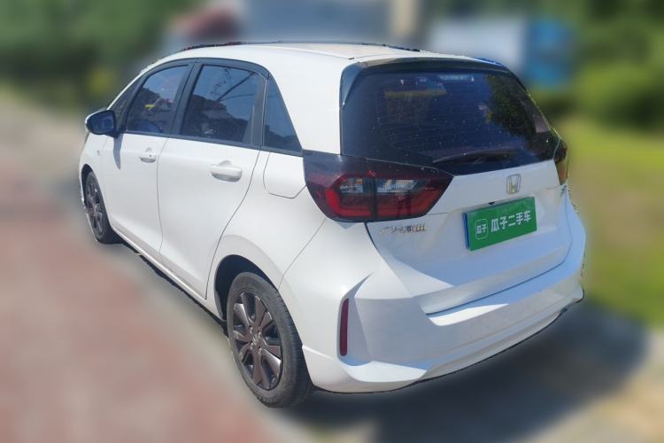 Used Honda Fit 2022 1.5L CVT Trendy Sunroof Edition Rear Left 45 Deg