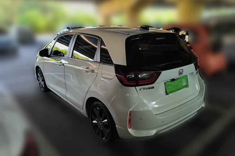 Used Honda Fit 2022 1.5L CVT Trendy Sunroof Edition Rear Left 45 Deg