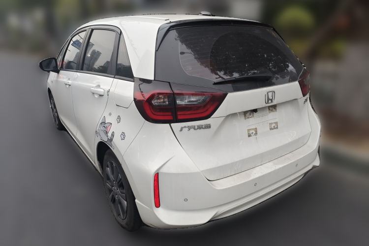 Used Honda Fit 2022 1.5L CVT Trendy Sunroof Edition Rear Left 45 Deg